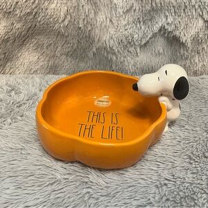 Rae Dunn x Peanuts Halloween Dog Bowl